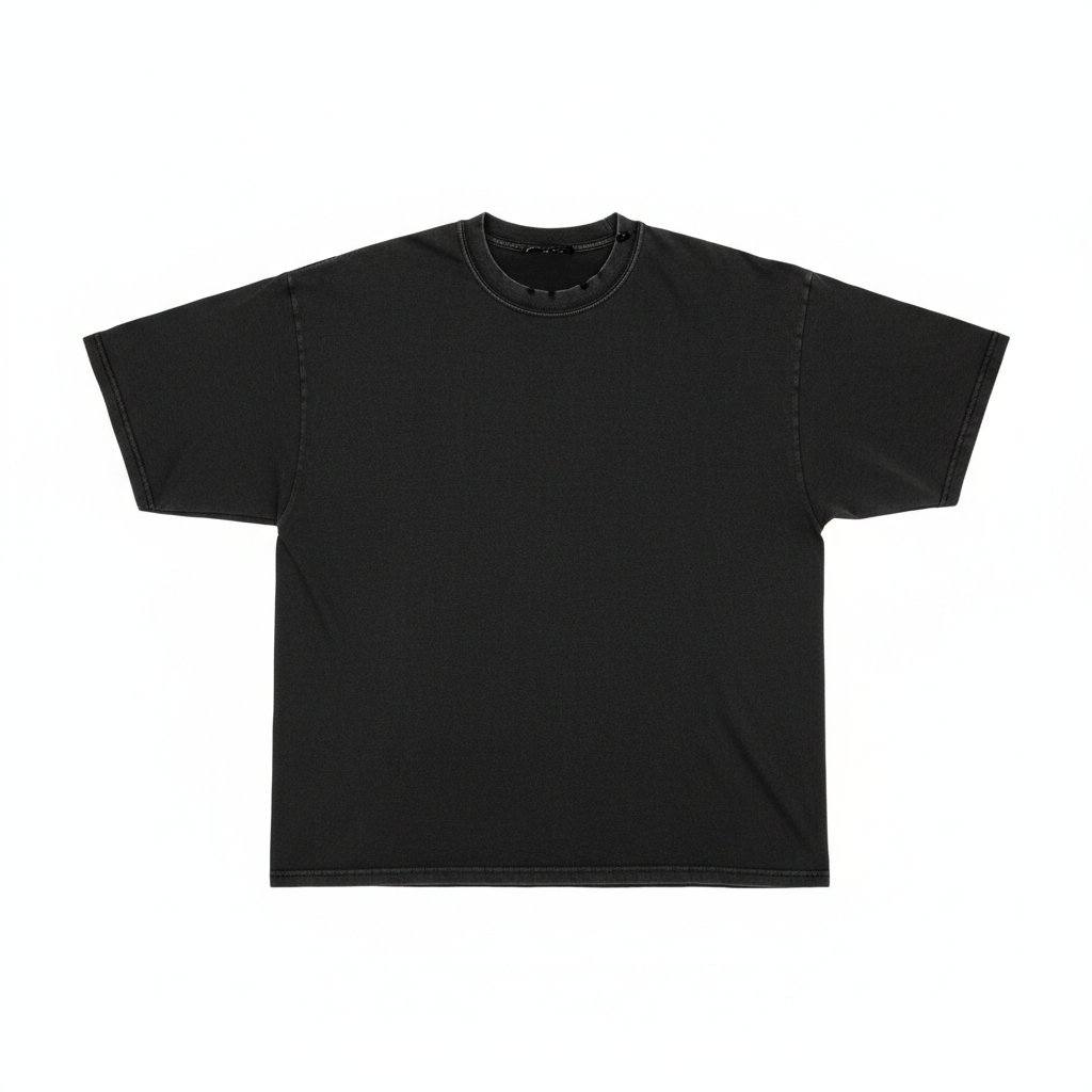 HEAVYWEIGHT BLACK TEE